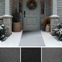 iCustomRug Entryway Door Mat  3x6ft Grey, Indoor/Outdoor, Non-Slip Rubber Backing, Low-Profile All-Weather Carpet, Non-Shedding & Easy Care, Entryway Mat Ideal for High Traffic Areas
