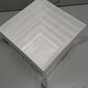 Buffet Risers, Food Display Risers for Party, White Acrylic Risers Display Stand for Buffet Table, Catering Displays for Dessert, Cube Box Nesting Riser with Hollow Bottoms (5"x6"x7"x8"x9"x10" 6 PCS)
