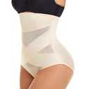 MOVWIN Shapewear for Women Tummy Control - Body Shaper Slimming Beige, 2XL
