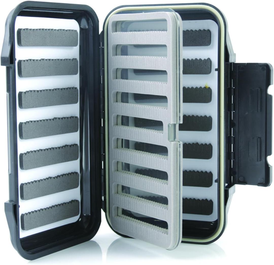 Maxcatch Waterproof Fly Box For Fly Fishing Streamer Flies Swing Leaf Center
