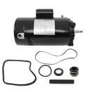 UST1202 Swimming Pool Pump Motor and Seal Replacement Kit Round Pool Pump Motor 2 HP