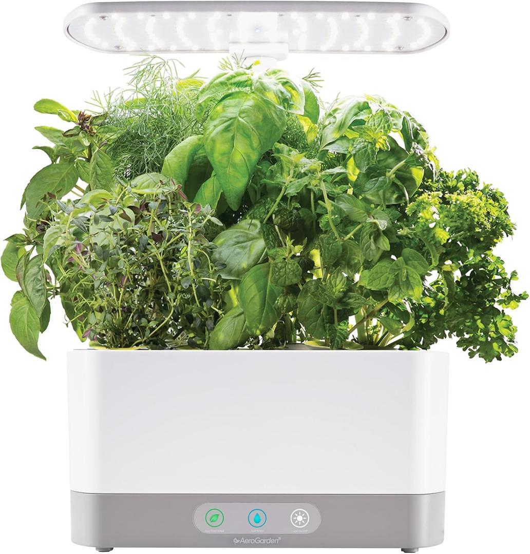 AeroGarden Harvest XL Indoor Garden Hydroponic System, White