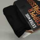 Doctor's Select Copper Plus Size Compression Socks Wide Calf - 2 Pairs | 20-30mmHg Extra Wide Calf Compression Sock Women | Copper Socks for Swelling, Varicose Veins | Extra Wide Calf Compression Sock | Black Wide Compression Socks for Women & Men