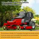 (2 Pack)13x5-6 Tubeless Riding Mower Tire and Wheel,Tubeless,3/4" and 5/8" Bushings, 3-5" Centered Hub,Compatible with Riding Mowers and Garden Tractors