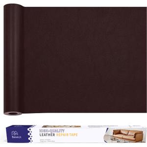 Leather Repair Patch Tape Kit, Self-Adhesive Leather & Vinyl Repair for Furniture, Couch, Sofa, Car Seats, Office Chair - 30inx16in