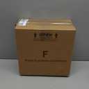 Outdoor Chair Cushions, Fade-Resistant & Water-Resistant, D Shaped Patio Furniture Seat Chair Pads Replacement with Ties, Non-Slip Bottom, Removable Cover, Set of 4, 17 x 16 Inch, Navy Blue