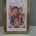 3.5x5 Gold Picture Frame Bulk, Multi Photo Frames 3.5 x 5 for Wall Hanging or Tabletop Display,