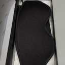 3D Eye Mask Sleep Mask for Men & Women, 100% Pressure-Free & Light Block-Out Eye Mask for Sleep with Easy Adjustable Strap, Night Eye Cover for Travel, Black