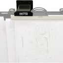 Arnos Hang-A-Plan Wall Mount Blueprint Storage Stand Rack - Hanging Blueprint Holder, Poster Display, Map Rack - Capacity for 5 Hanging Clamps 18", 24, 30 36" to hold up to 750 Blueprints