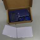 RFID 125KHz Card Reader Writer Handheld Smart ID Card for T5577 or EM4305, Includes 6pc White Card and 6pc Blank Writable T5577 Keychains Christmas Stocking Stuffers for Men