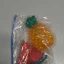 Pawaboo Pet Teether Cooling Chew Toys, Freezable Teething Toy for Puppies, Watermelon and Pineapple Shape Freeze Interactive Toys in Summer, Frozen Dog Treat Training Tools for Small and Medium Dogs (Colorful)