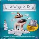 Spin Master Games, Upwords, Classic Word Game with Stackable Letter Tiles, Family Board Game, Crossword Activity, 1-4 Players, for Ages 8 & Up