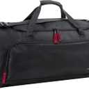 Lightweight Canvas Duffle Bags for Men & Women For Traveling, the Gym, and as Sports Equipment Bag/Organizer (Black 2)