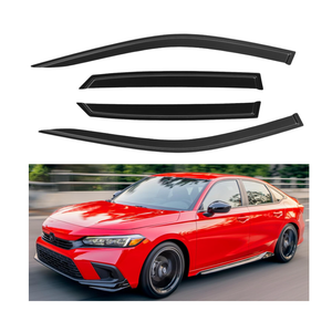 Window Visors Rain Guards for 2022 2023 2024 2025 Honda Civic, Out-Channel Window Vent Wind Deflectors Visors Shades for 22 23 24 25 Civic, for Sedan ONLY