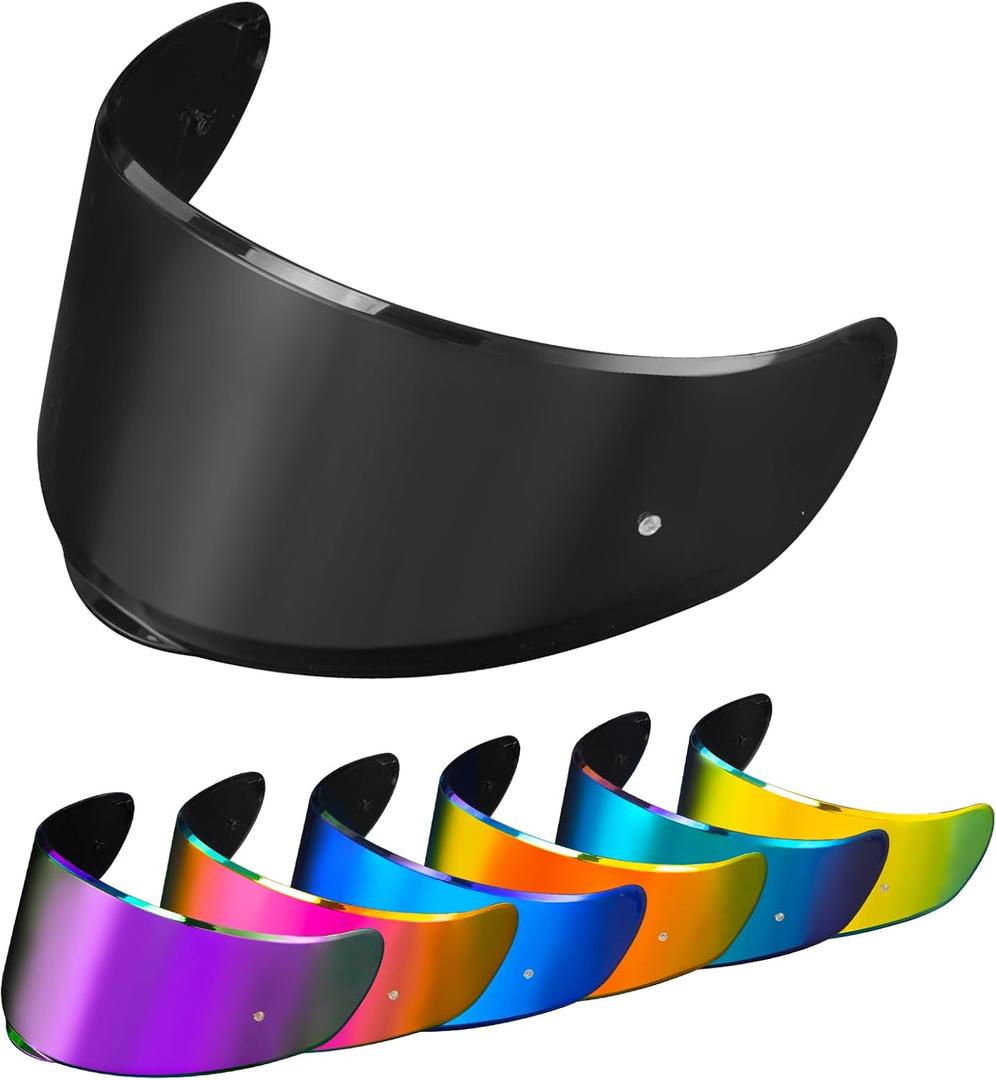 PSLER Sedici Strada 2 Visor - Sedici Strada 2 and Strada 3 Face Shield Motorcycle Helmet visor Accessories Replacement for LS2 FT2 VECTOR Sedici Strada 2 Strada 3 FF801 FF397Dark Black