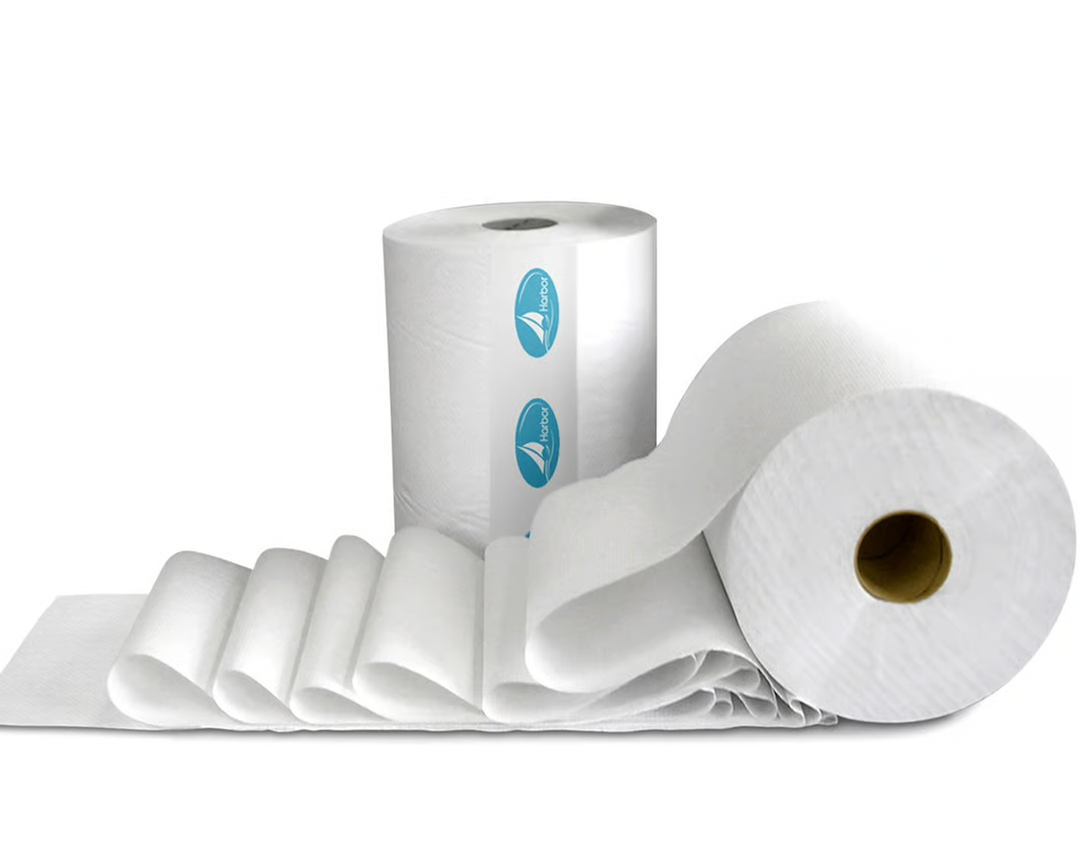 Harbor Hard Roll Towels 1 ply 6 roll