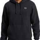 G Gradual Men's Fleece Hoodies Pullover Soft Warm Athletic Workout Gym Hooded Sweatshirt for Men with Pockets, Size Large (Black)