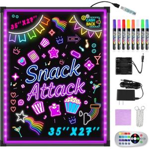 Hosim Large LED Message Writing Board 35"x27"