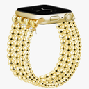 JR.DM Beaded Bracelet Women Compatible with Apple Watch Bands 40mm 42mm 41mm 44mm 38mm 45mm 46mm Dressy Fancy Cute Stretchy Elastic Jewelry Strap Replacement for iWatch Series 10/9/8/7/6/5/4/3/2/1/SE