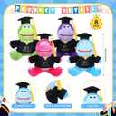 Leyndo 8 Packs 2026 Graduation Stuffed Animal Plush Dinosaurs for Kids Bulk 5.5''#1 Grad Stuffed Animal with Grad Cap for Preschool Kindergarten College High School Achievement Supply