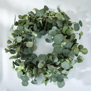 27inch Apple Leaf Eucalyptus Leaf Wreath Home Decoration Artificial Decorative Flower