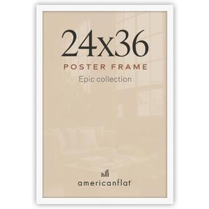 24x36 Poster Frame - Engineered Wood - White