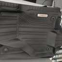 YITAMOTOR Floor Mats Fit for 2019-2025 2026 Ram 2500/3500 Crew Cab, TPE All Weather Dodge Ram 2500/3500 Floor Mats Include 1st & 2nd Row, Black