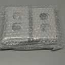 10 Pcs Silver Shiny Wall Plate Rhinestones Outlet Covers Decorative Bling Socket Covers for Outlets Glitter Home Socket Accessory for Room Home Lighting Accessories Decor Ornaments