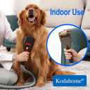 Dog Brush Vacuum Attachment with 1"-1.75" Universal Adapters for Vacuum Cleaners, Pet Hair Shedding Grooming Tool Kit with Long Extension Hose