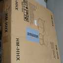 aboxoo Coffee Table Nesting Side Round Set of 2 End Table Top Sturdy Metal Frame Desk Centerpiece Living Room Bedroom Apartment Modern Industrial Simple Nightstand (Black Brown)