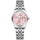 OLEVS Watch Women Silver Watches for Women Pink Womens Watch Dress Diamond Stainless Steel Waterproof Ladies Watches for Small Wrist Easy Reader Analog Quartz Date Luxury Reloj para Mujer