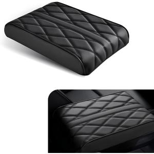 Pack-1 Car Armrest Box Mat, 12.5"" x 8.6"" x 1.9"" Armrest Box Booster Cushion, Durable Automobile Interior Accessories, Universal for Most Cars, Trucks and Vans (Black), FUNFSD1100BL-1PC Pack-1 Car Armrest Box Mat, 12.5"" x 8.6"" x 1.9"" Armrest Box Booster Cushion, Durable Automobile Interior Accessories, Universal for Most Cars, Trucks and Vans (Black), FUNFSD1100BL-1PC
