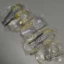 TAROSE Stocking Holders for Mantle, Christmas Stocking Holder Set of 4, Mantle Clip Fireplace Hooks Hanger for Christmas Party Decoration Supplies (Gold)