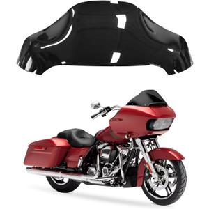 Black 13" Windshield for Harley Davidson Touring Road Glide CVO FLTRX/FLTRXS/FLTRK/FLTRU/FLTRUSE 2014-2022 Windscreen Air Deflector