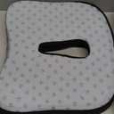 Seat Cushion & Lumbar Support Pillow Set,Memory Foam Office Chair Cushion for Tailbone Pain, Non-Slip Back Support for Car,Desk,Gaming Chair,Wheelchair, Breathable & Machine Washable (Black)