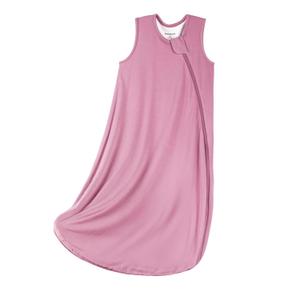 BubblePanda Modal Sleep Sack 2t-3t 0.5 Tog Super Soft Toddler Sleep Sack 24-36 Months for Babies Summer Lightweight 2-Way Zipper Baby Wearable Blanket (Mulberry)