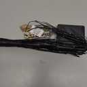 Black Tabletop Halloween Tree with Horror Movie Hanging Ornament 11 Pcs Mini Wooden Knife Decorations,Nightmare Before Christmas Decorations for Spooky Indoor Decor or Shelf Decor