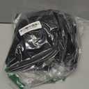 Womens Cropped Sweater V-Neck Wrap Sweater Long Sleeve Ribbed Knit Pullover with Side Tie Valentines Day Outfit (Medium, Black)