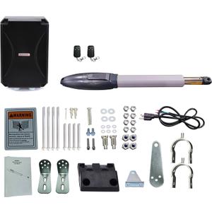 SW300DC Single Swing Gate Opener Kit Automatic Gate Operator for Gates Leaf/Arm up to 662 Pounds and 10 Feet 433.92MHz