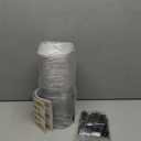 YQER 60 Pack 10oz Mini Cake Pans with Lids, Spoons, Stickers - Disposable Square Brownie Baking Cups - Individual Small Aluminum Foil Loaf Tins for Muffin, Ramekins, Cupcake - Catering, Gift, Sliver