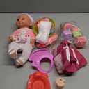 Baby Doll Care Set, Baby Doll Feeding Playset 20Pcs, Realistic Pretend Play Baby Dolls, Incl Baby Care Bag, Milk Bottle, Pacifier, Diaper, Clothes, B-day Gifts for Age 3 4 5 6+ Year Old Girls Kids