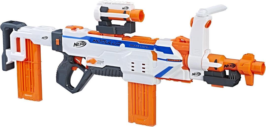 NERF Modulus Regulator Fully Motorized Blaster, 3 Firing Modes