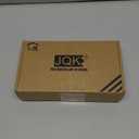 JQK 3/8 Inch Inset Cabinet Door Hinges Oil Rubbed Bronze, 20 Pack 10 Pairs Flush Face Mount Cupboard Self-Closing Kitchen Cabinet Hardware Hinges with Door Bumper, CH201-ORB-P20