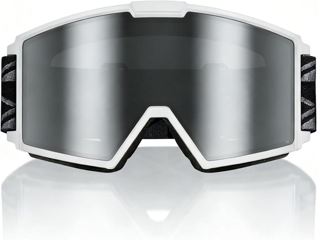 Innerking Ski/Snowboard Goggles OTG for Men Women & Youth - Over Glasses Snow Sports Goggles Anti Fog 100% UV400 Protection