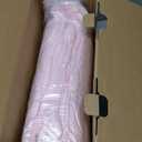 Electric Heated Throw Blanket Sherpa 50"x60" Pink Machine Washable 6 Heat Settings 4 Hours Auto Off Overheat Protection for Home Office Use