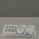 PATIKIL Silver Candlestick Holder Set of 6, Taper Candle Holders Long Candle Holder Fits 3/4 Inch Candles for Halloween Christmas Decor Table Centerpiece Dinning Party