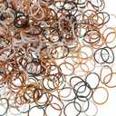 Hicarer 1000 Mini Rubber Bands Soft Elastic Bands for Hair Braids(1.5 cm,Elegant Color)