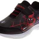 Disney Boy Girl Lilo & Stitch Ninja Turtle Spiderman Sonic The Hedgehog Shoes Laceless Slip on Strap Tennis Runner Athletic Sneakers for Kids, Size 12