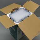 HOMBERKING 10 Pack Borosilicate Glass Meal Prep Containers with Locking Lids, Glass Food Storage Containers Set, Airtight Lunch Bento Boxes, BPA-Free & Leak Proof, 36oz & 14oz, Freezer, Oven Safe (Black)