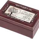 Cottage Garden Love You Bushel Peck Hug Petite Rosewood Jewelry Music Box Plays You are My Sunshine